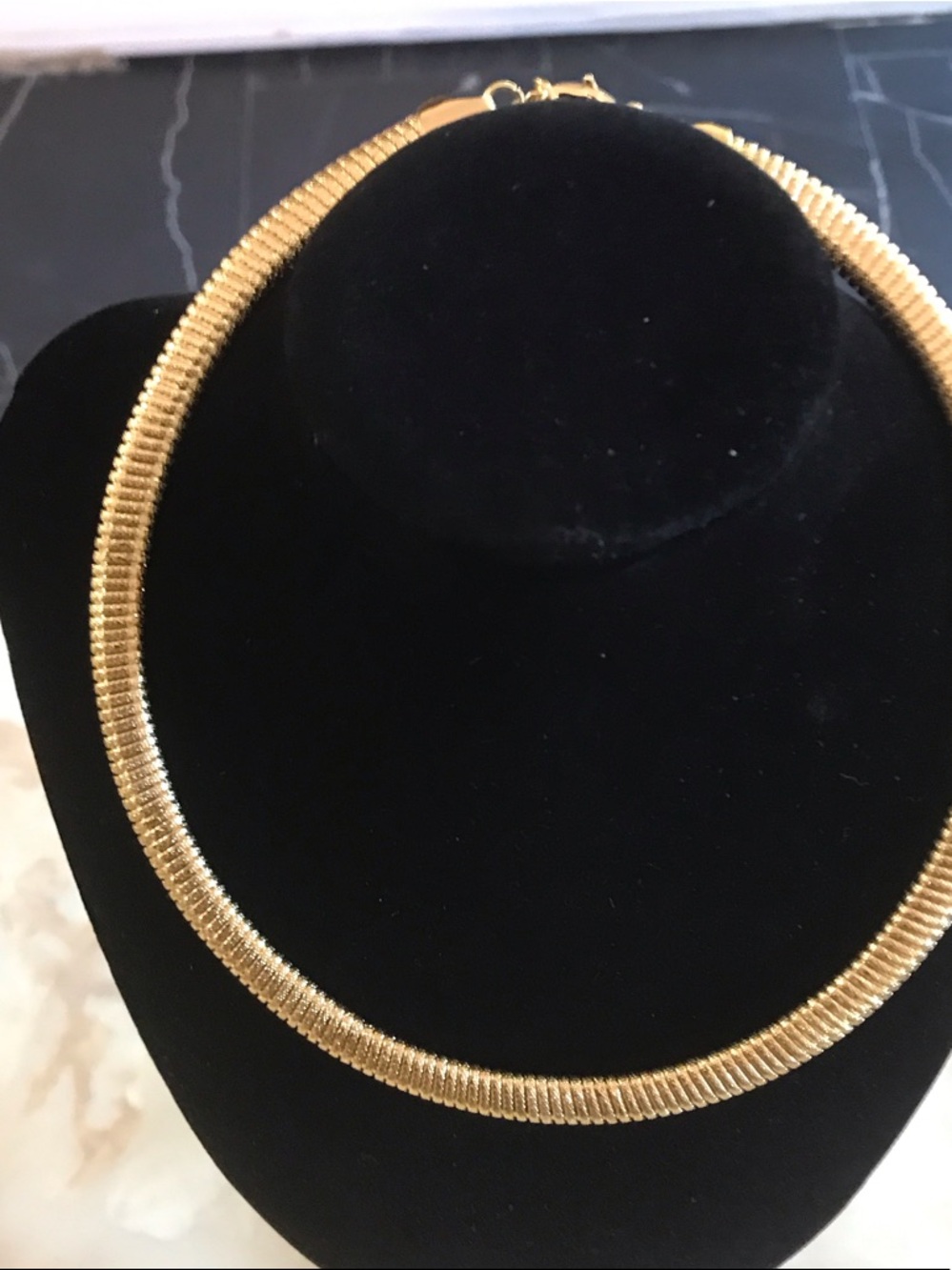 Gold Herringbone Necklace - Women Jewelry